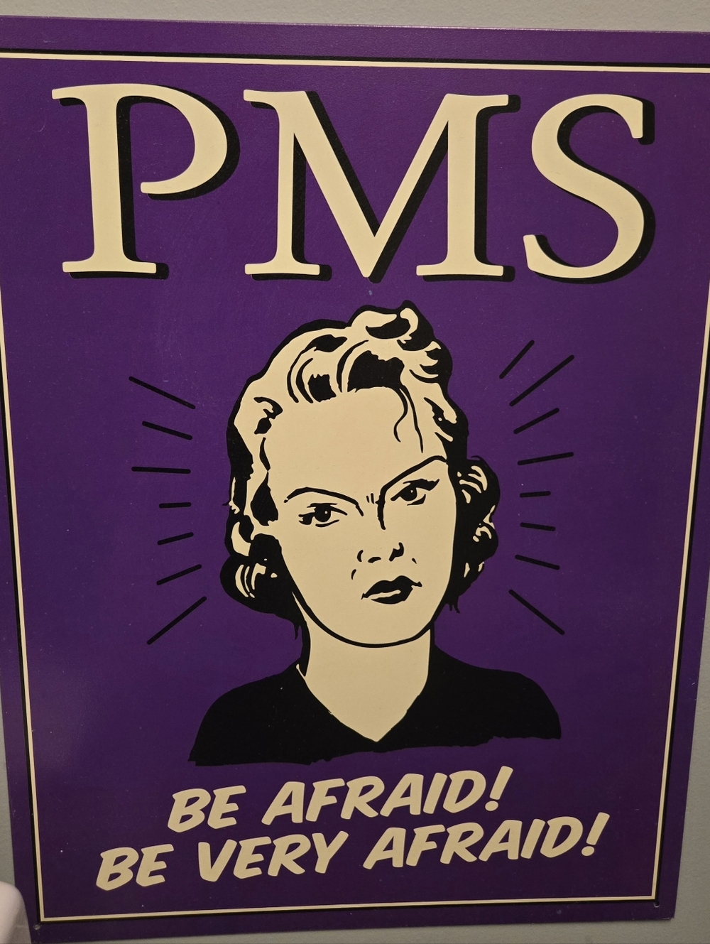 PMS Retro Metal Sign - Picture 2 of 2